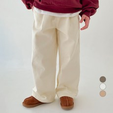 베리클로젯 주니어 아동용 미니멀 코튼 기모 팬츠