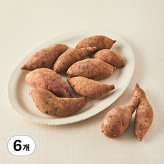 유기농 인증 한입 달수고구마, 6개, 800g