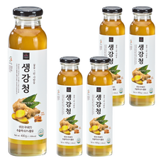 蜂蜜薑汁, 400g, 1瓶, 5瓶