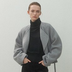 아틀리에나인 여성용 에센셜 폴로 넥 니트 T-6985