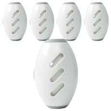 毛皇上 水洗滾筒黏毛器 白色 可水洗重複使用 居家清潔好幫手, 6.5 x 6.5 x 10cm, 5個