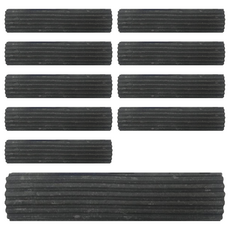 奇麗屋 雙驕膠棉拖把替換頭 拖刷兩用 可伸縮握桿 即洗即淨, 10入