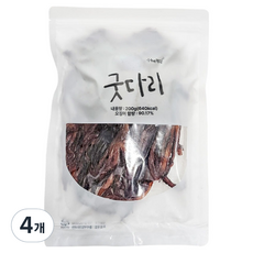 더먹다 굿다리 신선 조미오징어, 200g, 4개