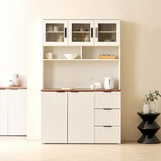 헤이몰리 딜라잇 1200 다용도 주방 서랍형 수납장 세트 방문설치, 빈티지블랙