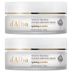 [비건뷰티] 달바 화이트 트러플 더블 세럼 앤 크림, 70g, 2개