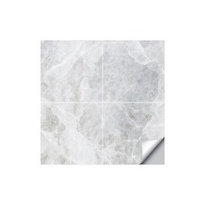 The Flow Company 加厚大理石防水磁磚改造貼紙 4入組 灰色 地板用, 4套