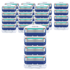 Q.zio 吉列Fusion鋒隱系列適用刮鬍刀頭, 8組, 4入