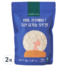 MODERN GURU 韓國產鮮燕麥片, 1kg, 2包