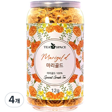 티스페이스 마리골드 꽃차, 12g, 1개입, 4개