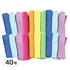Pure Sunday Rainbow 超細纖維毛巾隨機發送, 40個