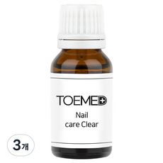토메드 손발톱 케어 클리어 강화제, 3개, 15ml
