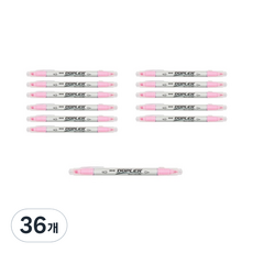 JAVAPEN Duplex 雙頭柔和螢光筆, 粉紅色, 36個