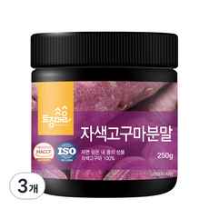 토종마을 자색고구마 분말, 3개, 250g