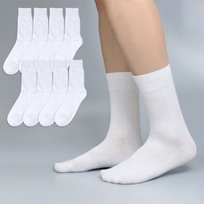이지레그 남성용 정장 쿨 메쉬 장목 양말 8켤레