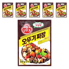 OTTOGI 不倒翁 韓式炸醬粉, 100g, 6個