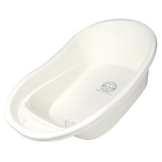 PUKU 藍色企鵝 Smile嬰兒澡盆 71.8 x 47.4 x 22.7cm 72L, 白色 款式隨機, 1個