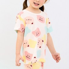 unifriend 兒童小熊Cool五分家居服上下套裝