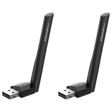 티피링크 장거리 블루투스 5.4 USB 어댑터, UB500 Plus, Black, 2개