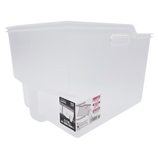 FUDOGIKEN 不動技研 日本製高位層板專用手持收納籃 手提握把, 透明色, 1個