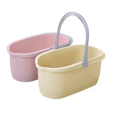 帶輪可手提拖把桶 18公升 長45公分, 隨機色, 1組