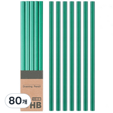 Allode 藝術練習繪畫素描鉛筆 TYPE01, 80個, HB