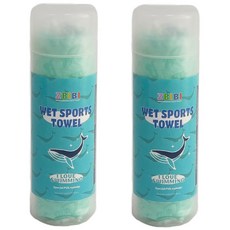 ZBIBI 吸水毛巾 海灘巾 泳池毛巾, 綠色, 2個