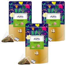 High Tea 伂橙 玫瑰南非綠國寶茶 無咖啡因 花草茶, 3g, 12包, 3袋