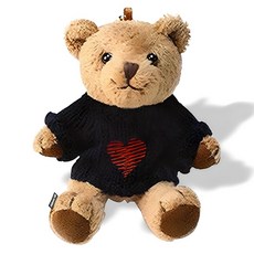 URBAN CAR Tive 泰迪熊鑰匙圈 鑰匙扣, 愛心 海軍藍, 1個