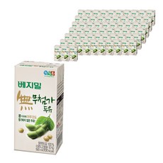 베지밀 무첨가 두유, 190ml, 64개