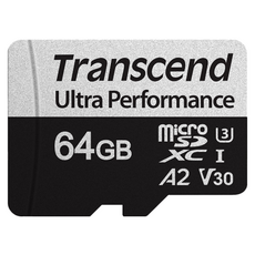 Transcend 創見 MicroSD U3 A2 340S 遊戲機/空拍機專用, 64GB, 1個
