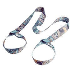 Togram Plus 瑜珈墊綁帶, 1個, 綠色星辰玫瑰