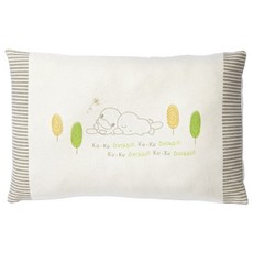 KU.KU Duckbill 酷咕鴨 有機純棉著系列 四季枕 柔軟枕心, 23 x 35cm, 米白色