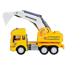 風車圖書 FOOD超人 城市聲光慣性挖土機, 1個, 10 x 27 x 12cm