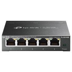 tp-link 5port Gigabit 簡單管理型交換器, 1個, TL-SG105E