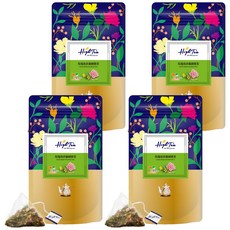 High Tea 伂橙 玫瑰南非綠國寶茶 無咖啡因 舒緩身心 幫助入睡, 3g, 12包, 4袋