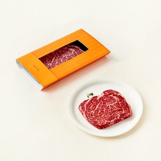 설로인 한우 꽃숙성등심 1++(8) 등급 스테이크 (냉장), 300g, 1개