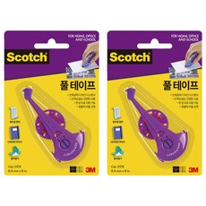 3M Scotch 雙面膠帶補充帶 017R 8m x 8.4mm, 透明色, 2個