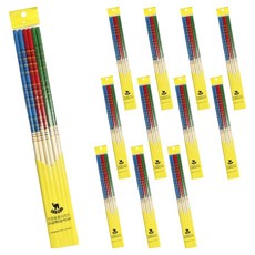 CAMEL 竹製油炸筷3雙組, 混合顏色, 12套