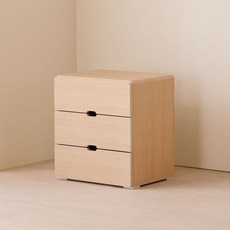 제이디퍼니처 로미 3단 서랍장, 메이플