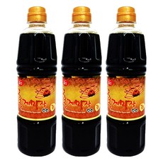 HONGIL 紅蟹醬金醬油, 900ml, 3個