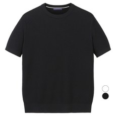 MAESTRO 男士質感短袖圓領棉質針織衫