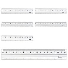 Raymay 藤井 切割尺, 透明色, 6支