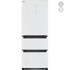 [색상선택형] LG전자 디오스 오브제컬렉션 327L 김치냉장고 메탈 방문설치, 화이트, Z337MWWP33