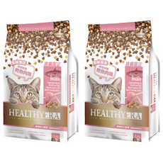 HEALTHYERA 健康紀元寵食 挑嘴貓專用配方貓糧, 嚴選在地新鮮食材 鰹魚口味, 1kg, 2袋