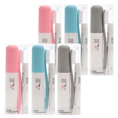 Wangta 攜帶式牙刷+牙膏+收納盒 3款入, 2套