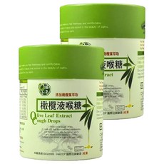 口福不淺 橄欖液喉糖 添加橄欖葉萃取, 75g, 2罐