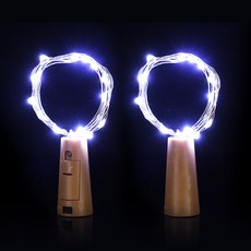 Baramang LED軟木塞蓋室內照明 2入, 白色