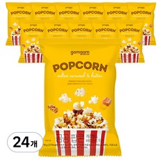 곰곰 팝콘 캐러멜 앤 버터솔트 믹스, 50g, 24개