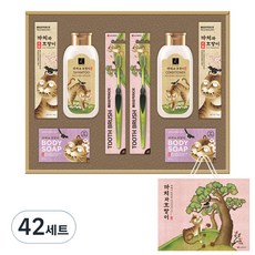 LG생활건강 까치와 호랑이 M호 선물세트 + 쇼핑백, 42세트 42세트
