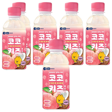 베베쿡 코코키즈 복숭아, 220ml, 6개